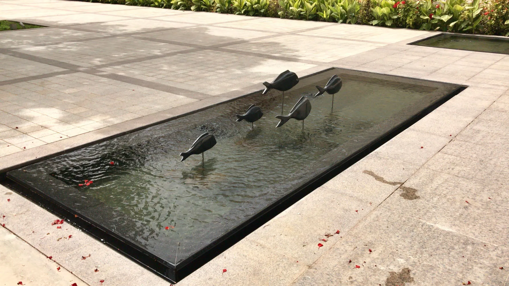 Swimming Fish Pond Sculpture