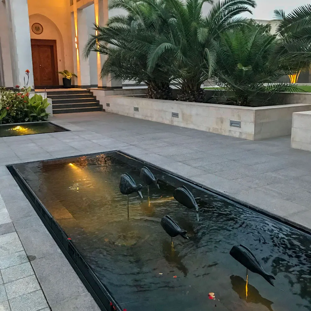 Swimming Fish Pond Sculpture 3