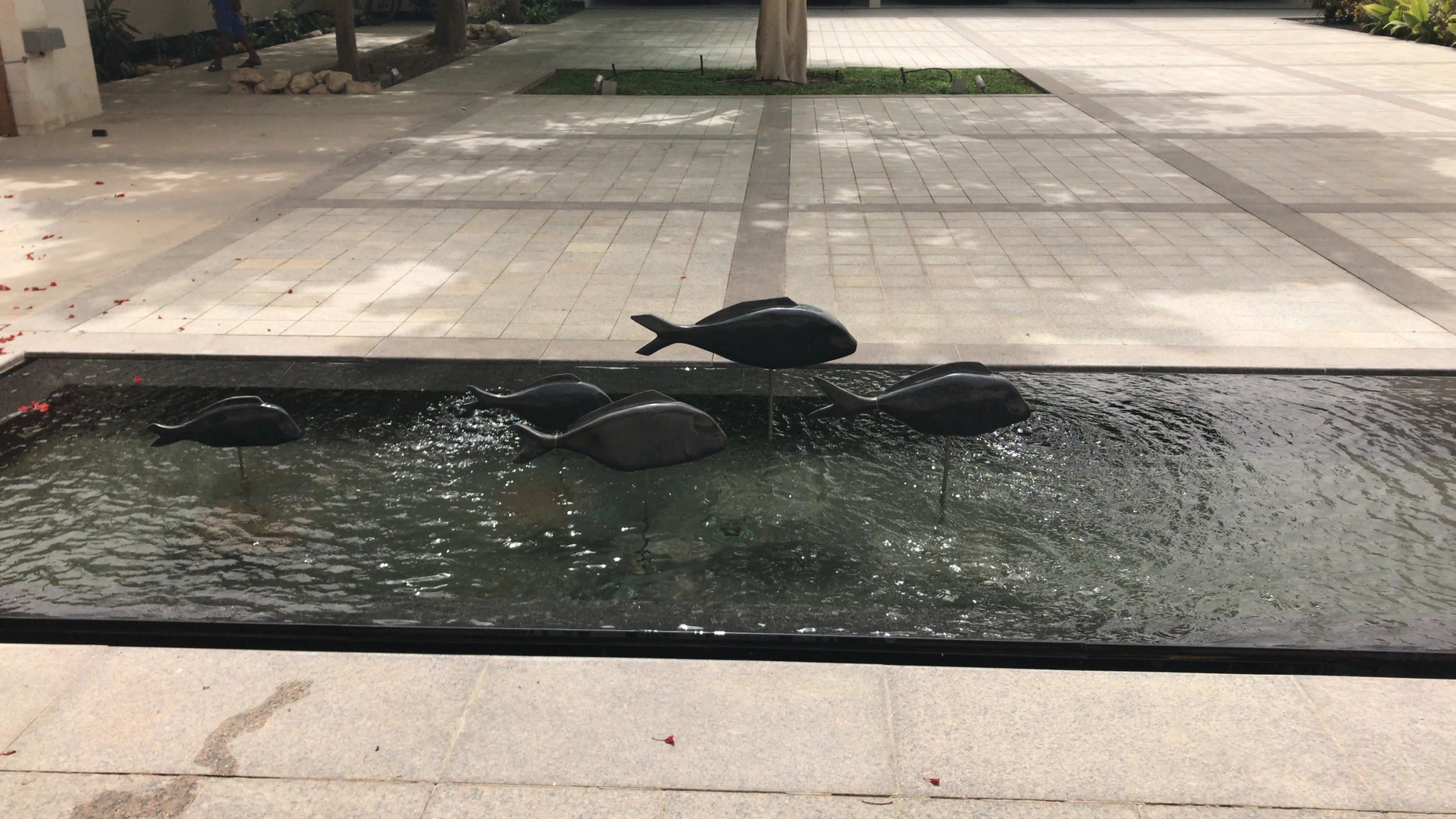 Swimming Fish Pond Sculpture 5