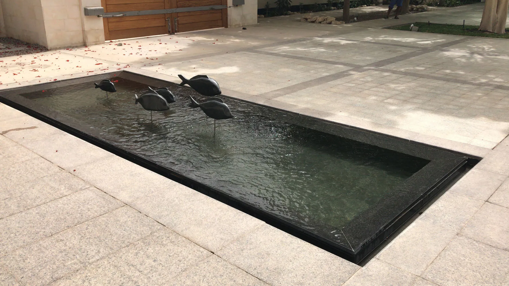 Swimming Fish Pond Sculpture 7