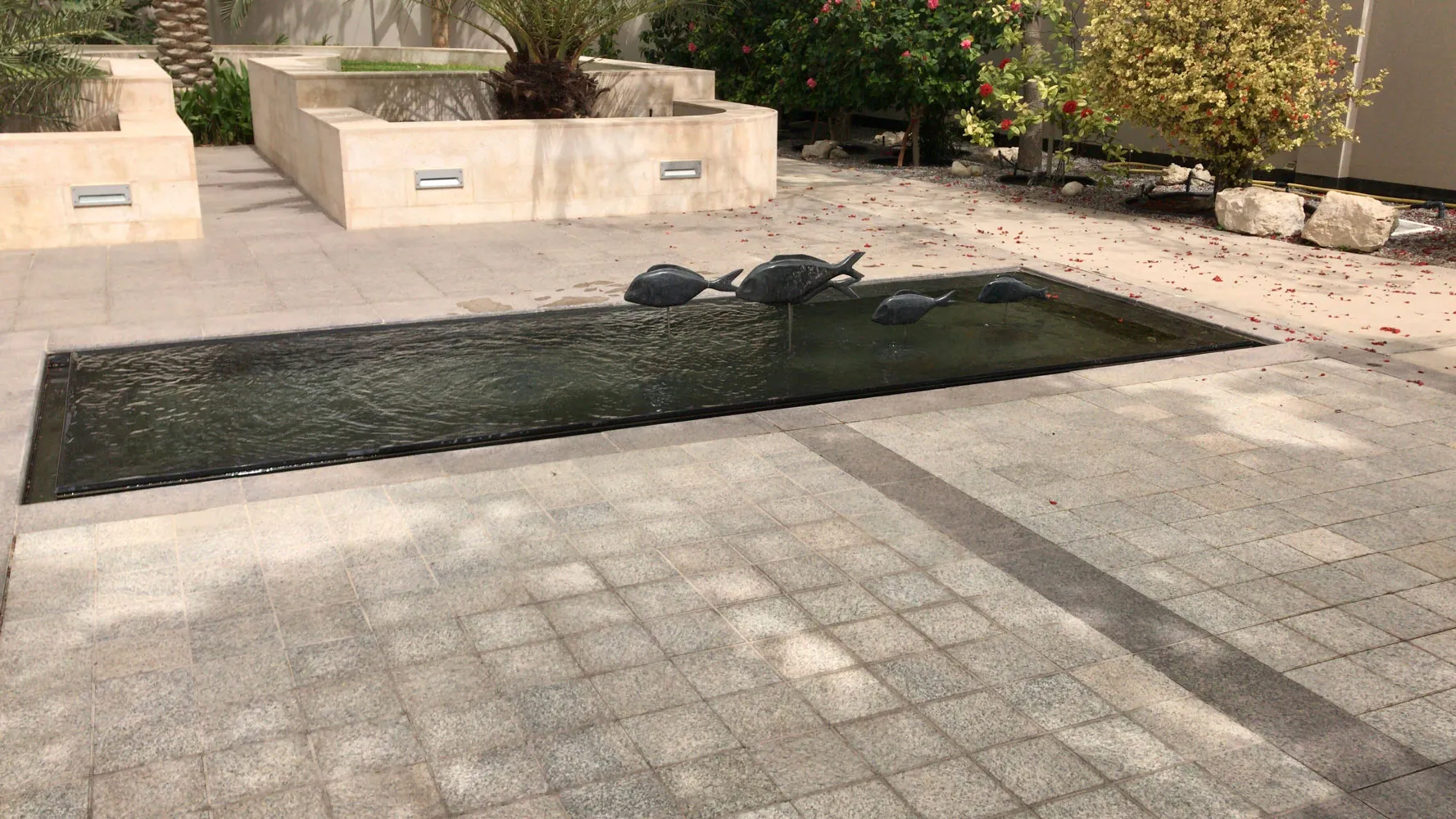Swimming Fish Pond Sculpture 8