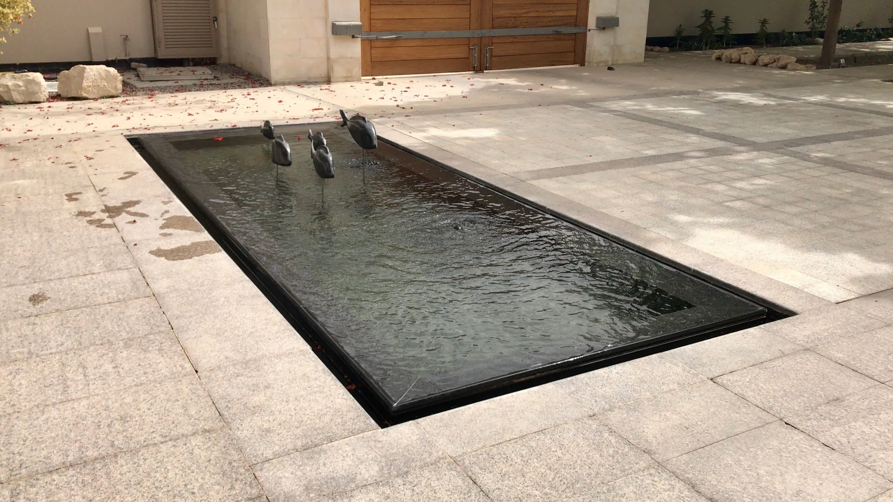 Swimming Fish Pond Sculpture 10