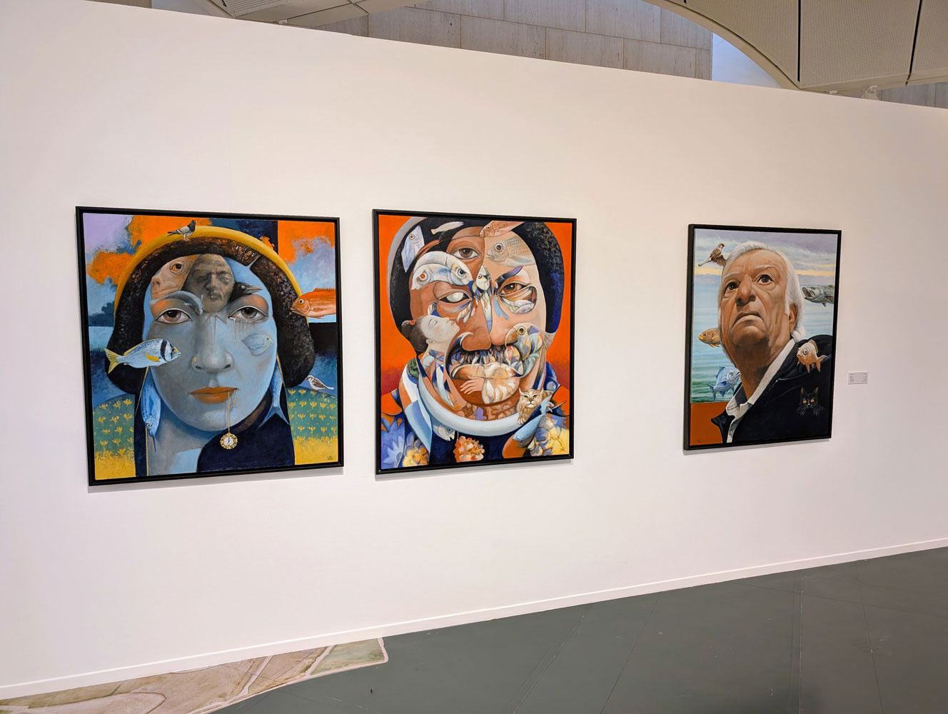 Asghar Ismaeel -  "Bint Al Nokhitha" / "Fisherman" / "Portrait"